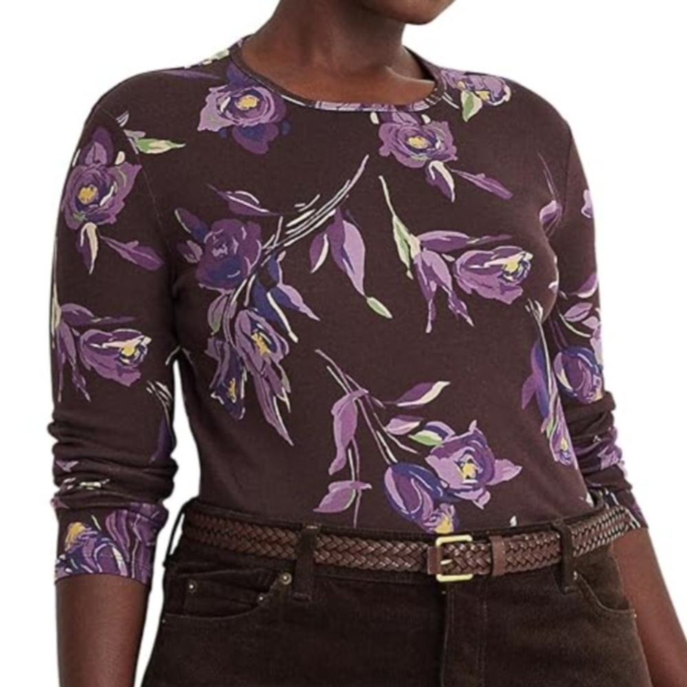 Floral Purple Women's Top